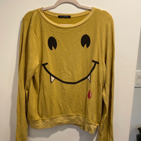 Wildfox smiley vampire sweatshirt. - Picture 1 of 4